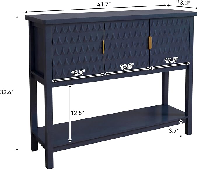 Blue-3 Diamond Pattern