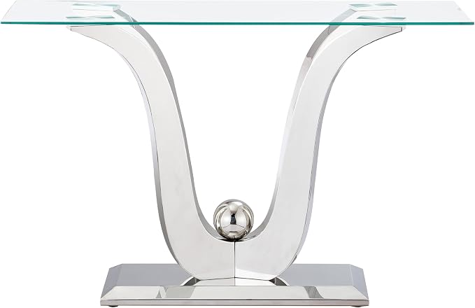 Silver Console Table