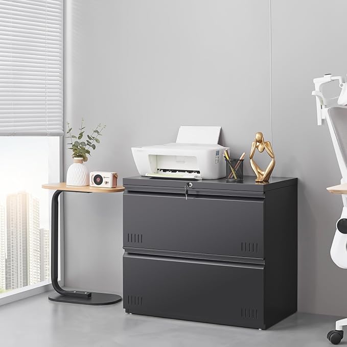 Black 2-drawer Lateral