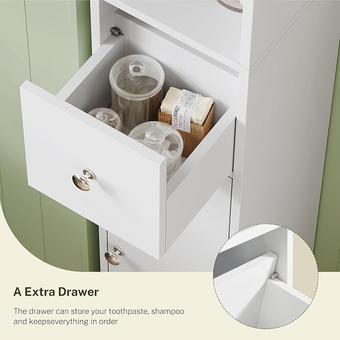White-5 Shelves