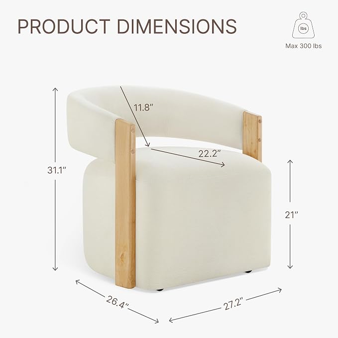 Linen Wooden-armrest