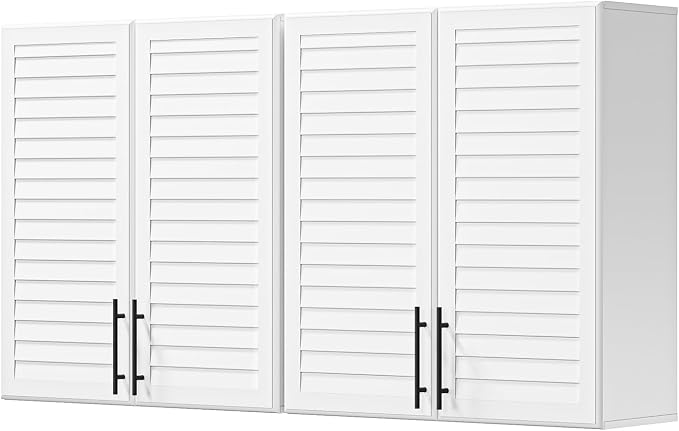 White Louvered