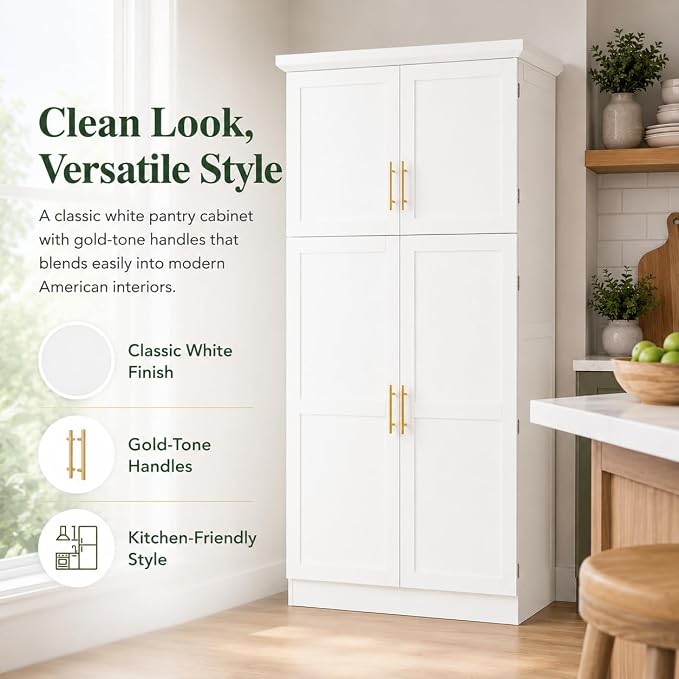 White + Mdf + Farmhouse