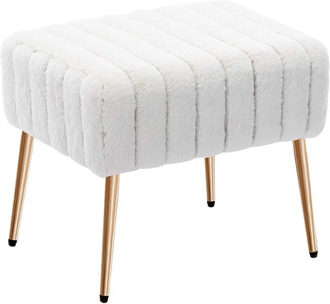 White, Faux Fur