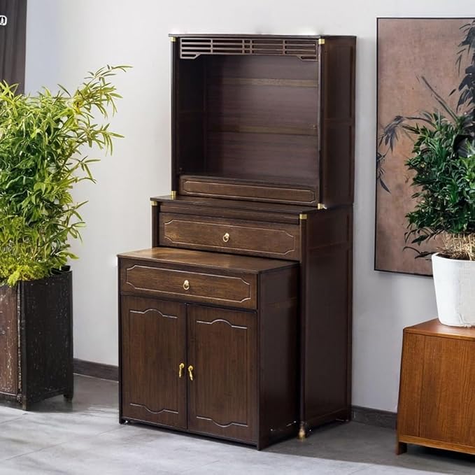 Copper Inlay Sliding Cabinet Set