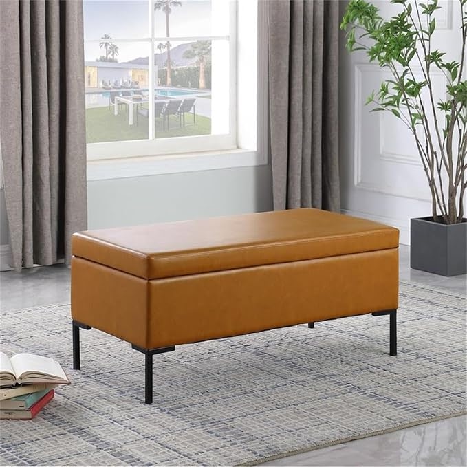 Faux Leather Brown