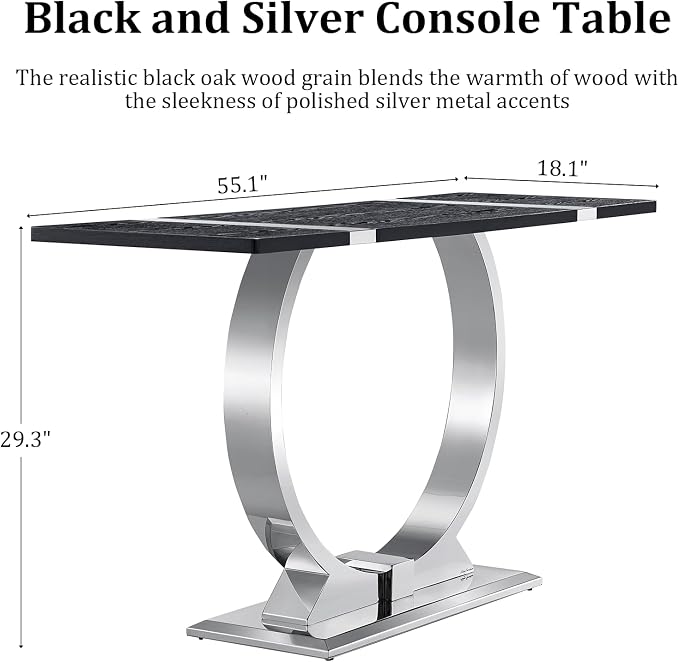 Black and Silver