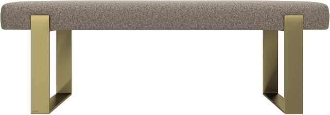Faux Merino Wool Brown - Burnished Brass