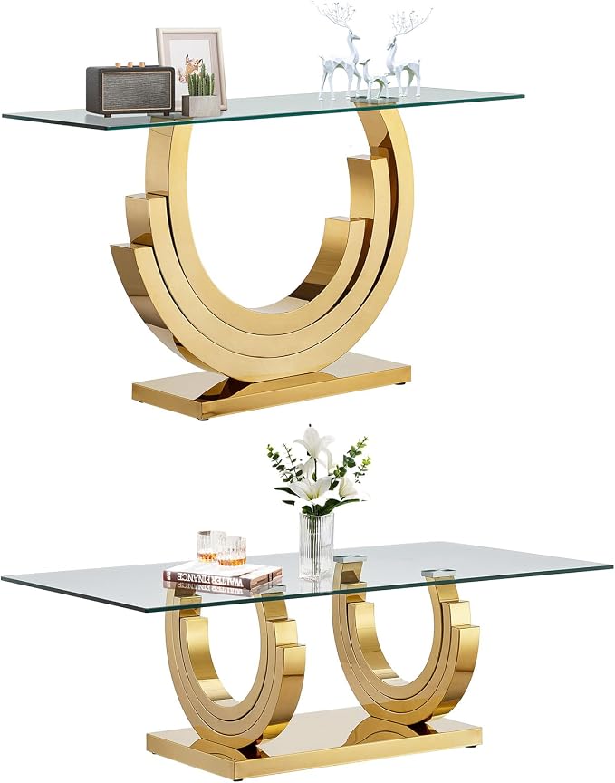 Gold-coffee+console