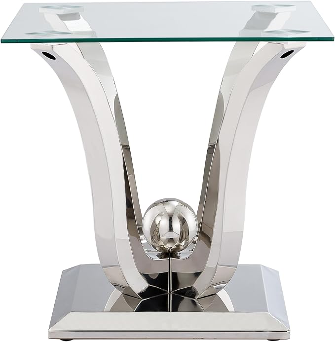 Silver End Table