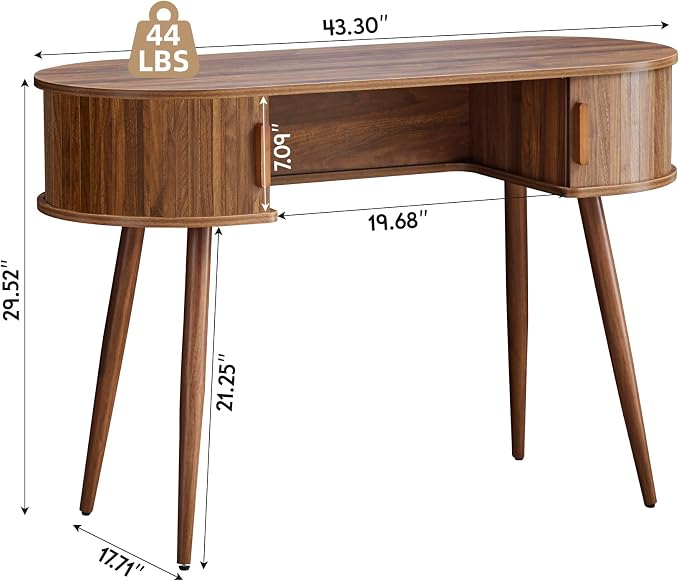 Walnut-43 Inch