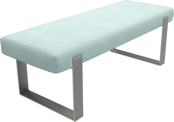 Ribbed Iceland Blue - Brushed Nickel