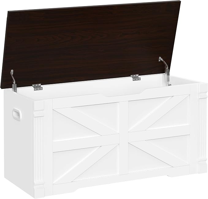 White + Walnut