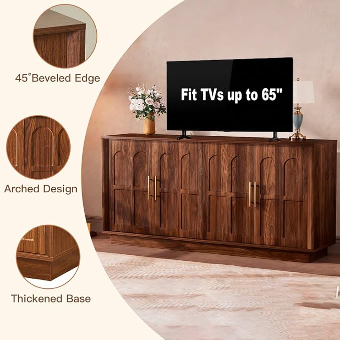 Walnut & 4 Door