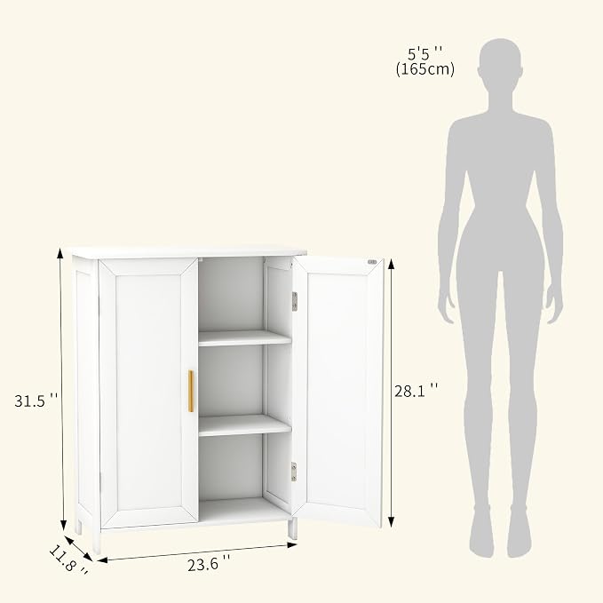 White With 2 Doors