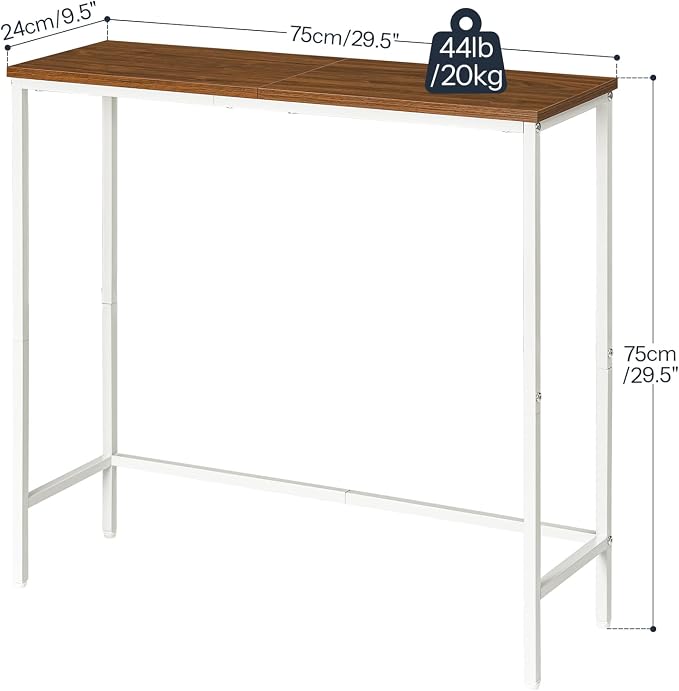 White + Walnut