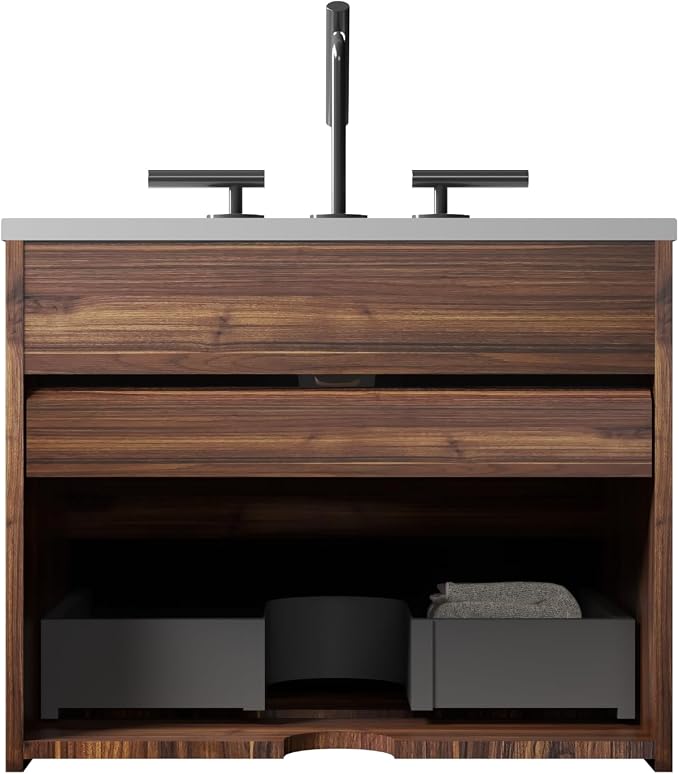 Walnut+black / 3 Holes