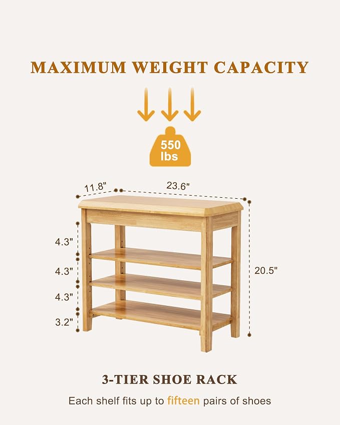 Natural-3 Tier(wood)