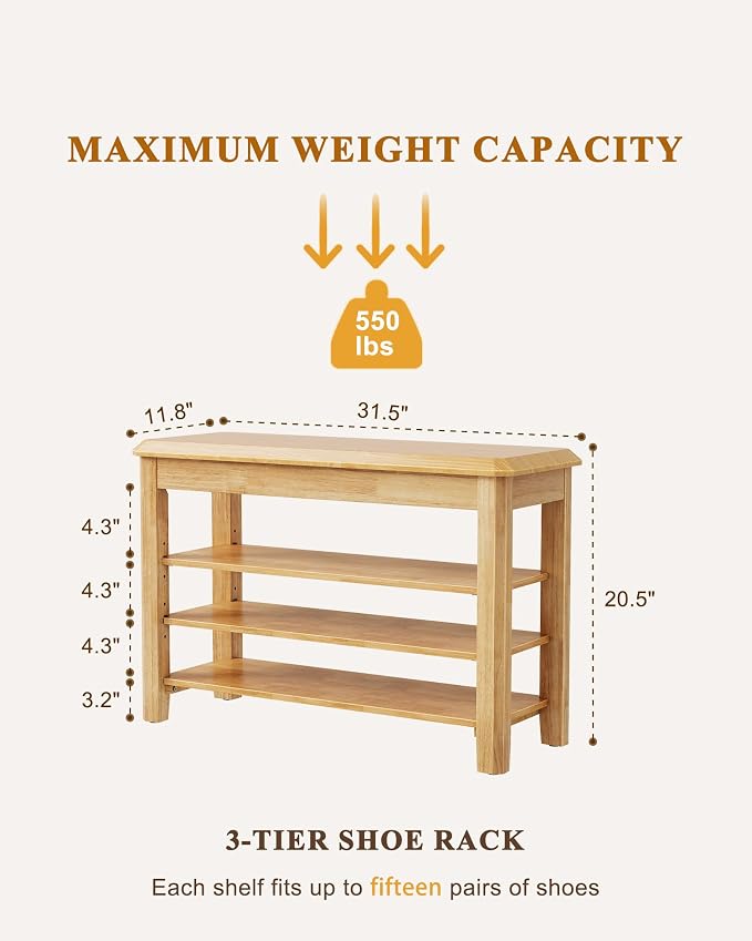 Natural-3 Tier(wood)