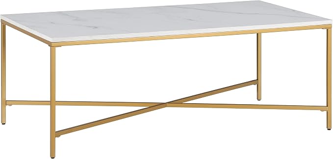 Brass/Faux Marble