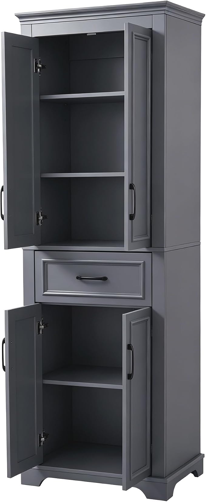 Charcoal Grey/One Drawer