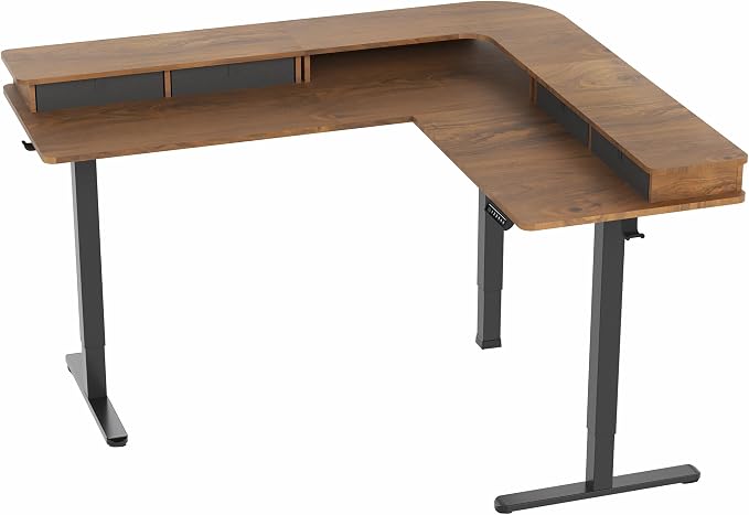 Dark Walnut Top / Black Frame