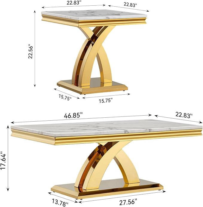White Marble& Gold2