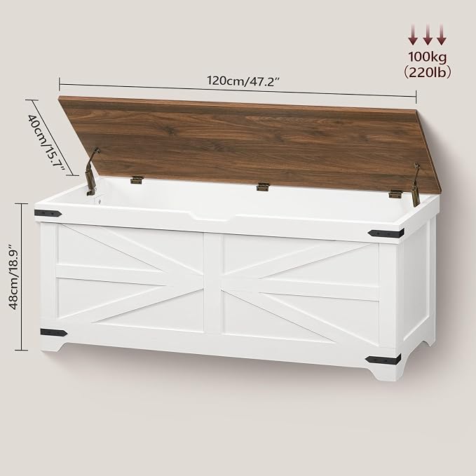 White + Walnut