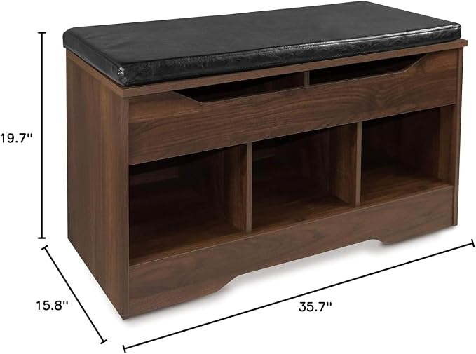 Shoe Bench - Walnut
