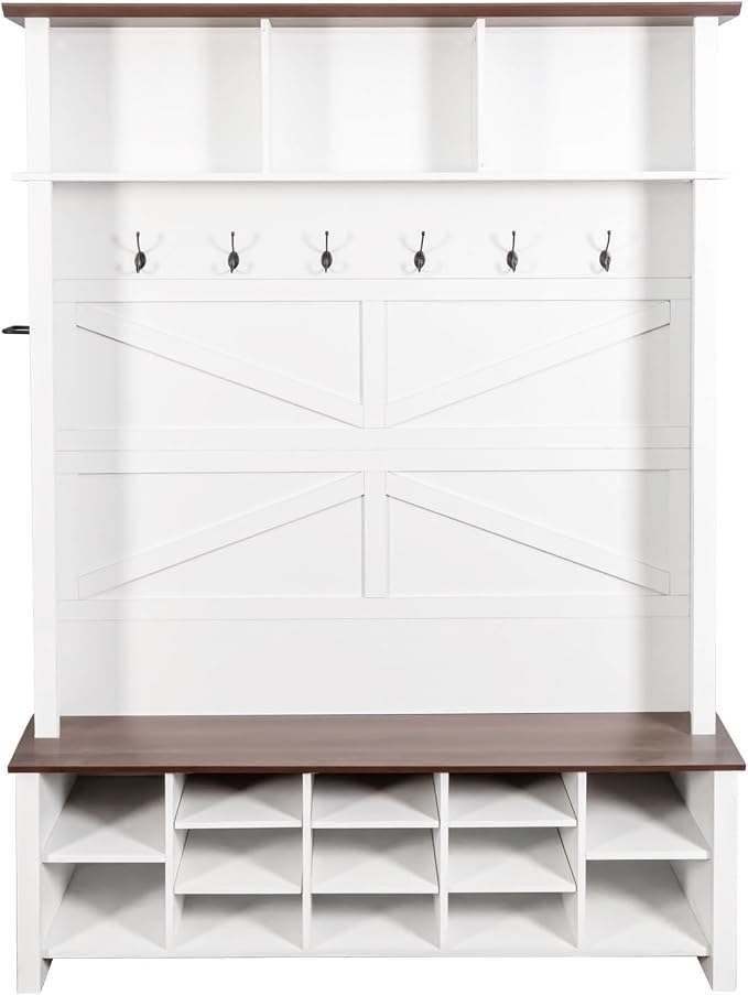 White/Storage Shelves