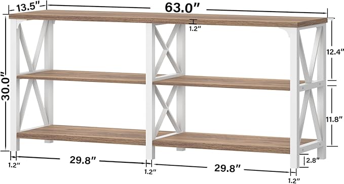 White and Rustic Oak