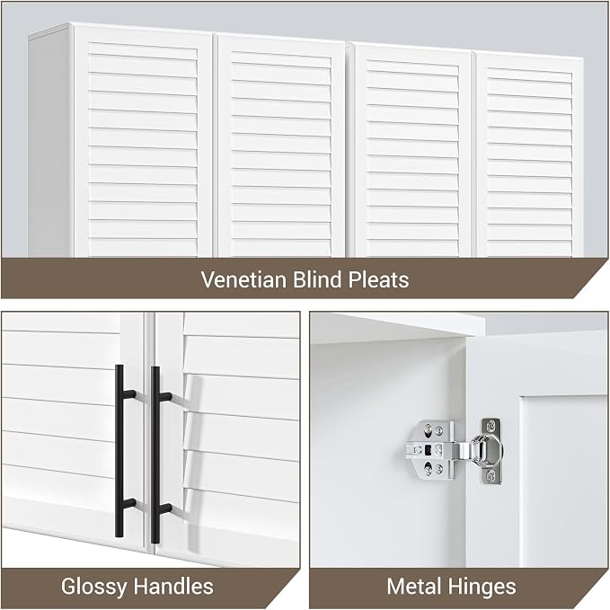 White Louvered