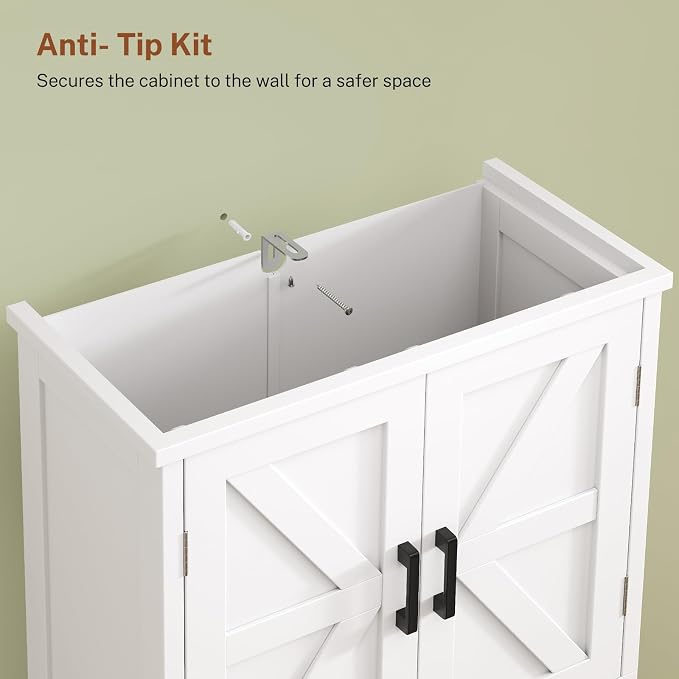 White Doors Shelves