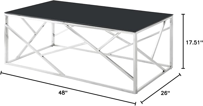 Silver Black - Coffee Table
