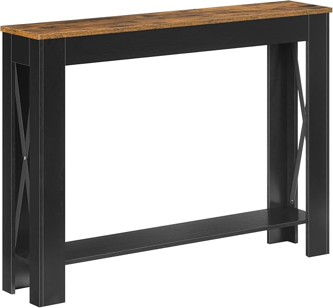 Black + Rustic Brown