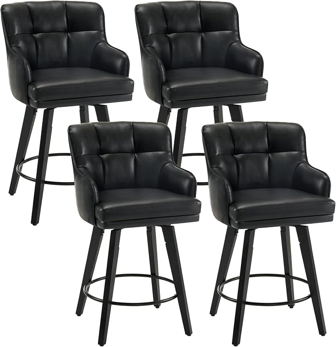 Black- Faux Leather
