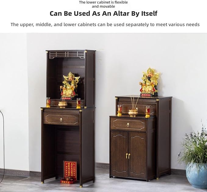 Copper Inlay Sliding Cabinet Set