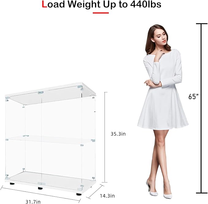 White - 2 Doors & 2 Shelves