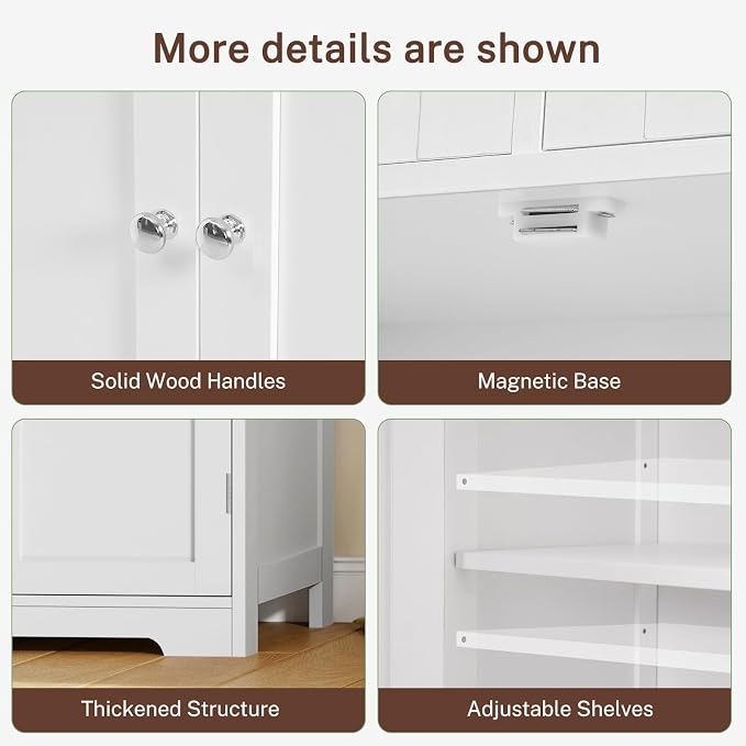 White, 2 Drawers