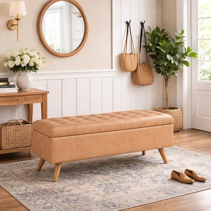 Sand Faux Leather