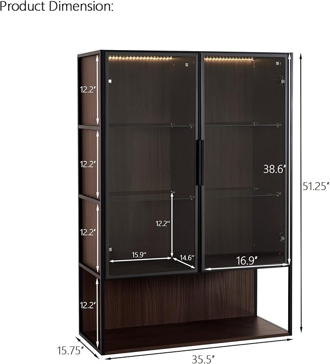 Black + Dark Walnut
