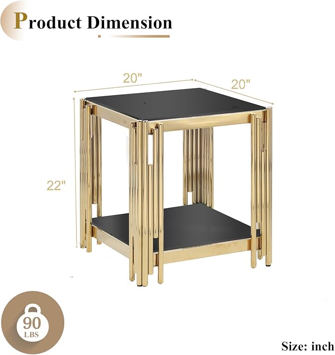 Black Gold-end Table