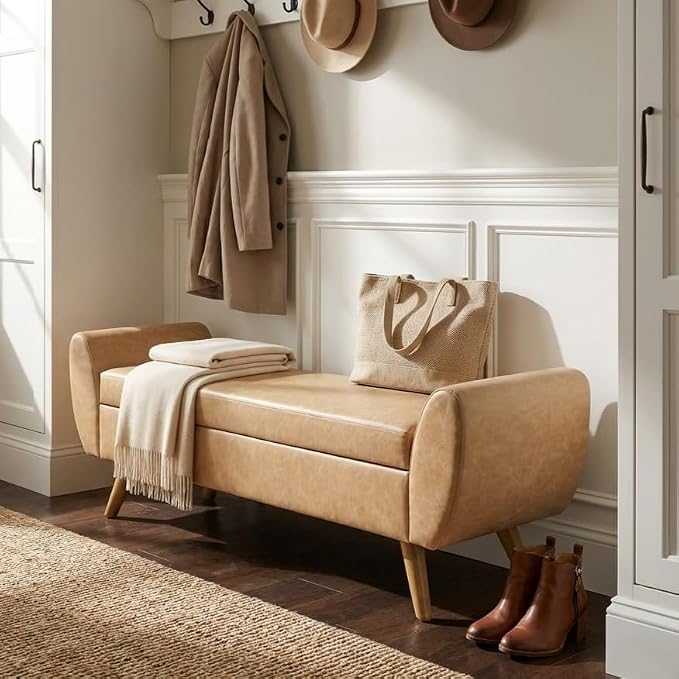 Sand Faux Leather