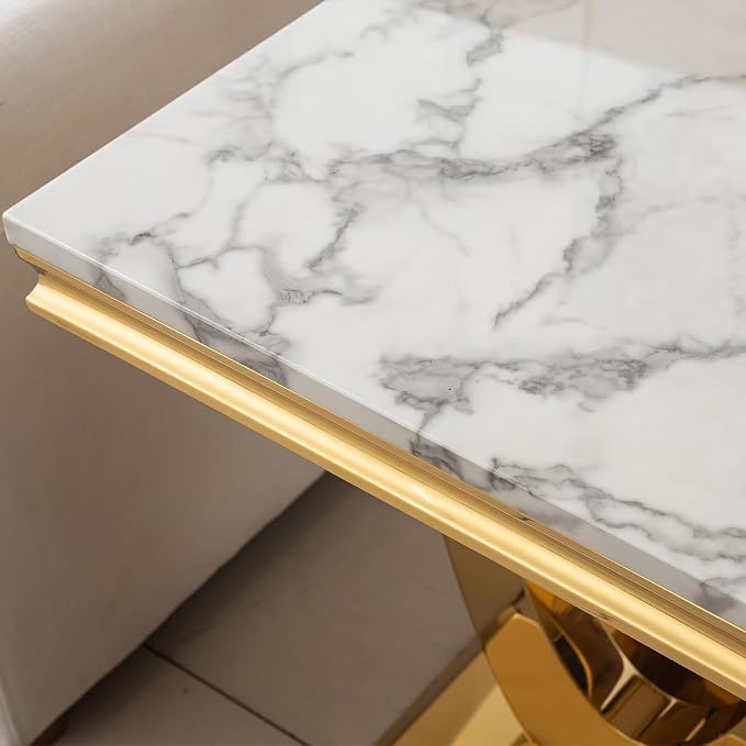 End Table - White Gold