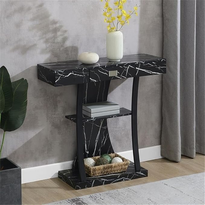 Black Faux Marble