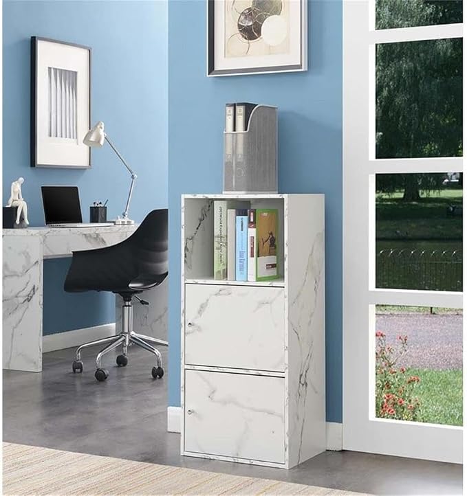 White Faux Marble