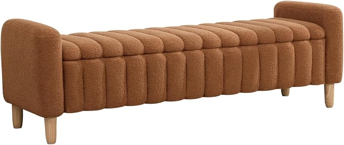 Teddy Fabric Ribbed - Caramel