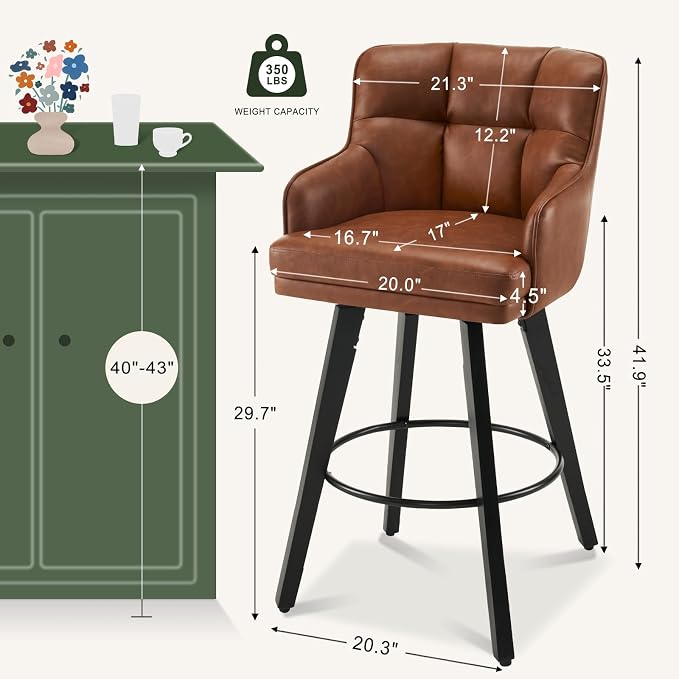 Brown- Faux Leather