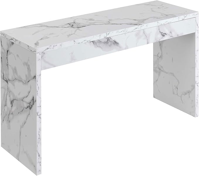 White Faux Marble