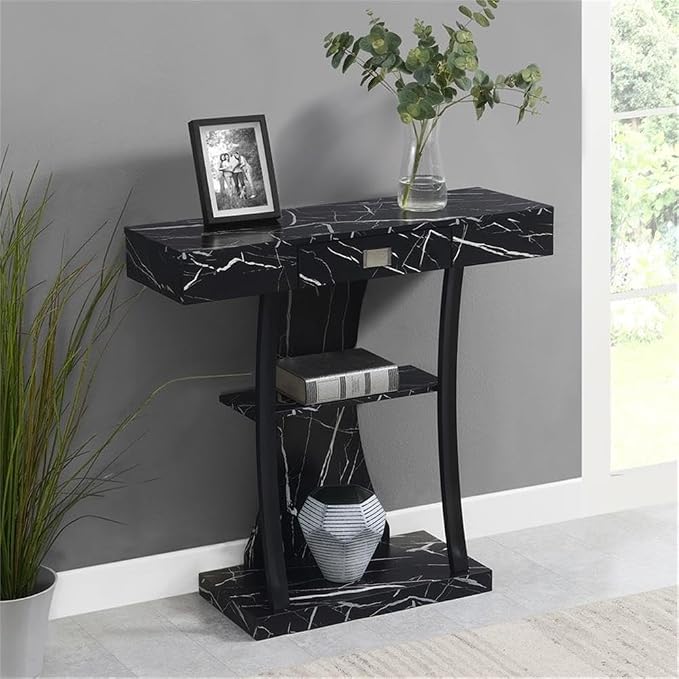 Black Faux Marble